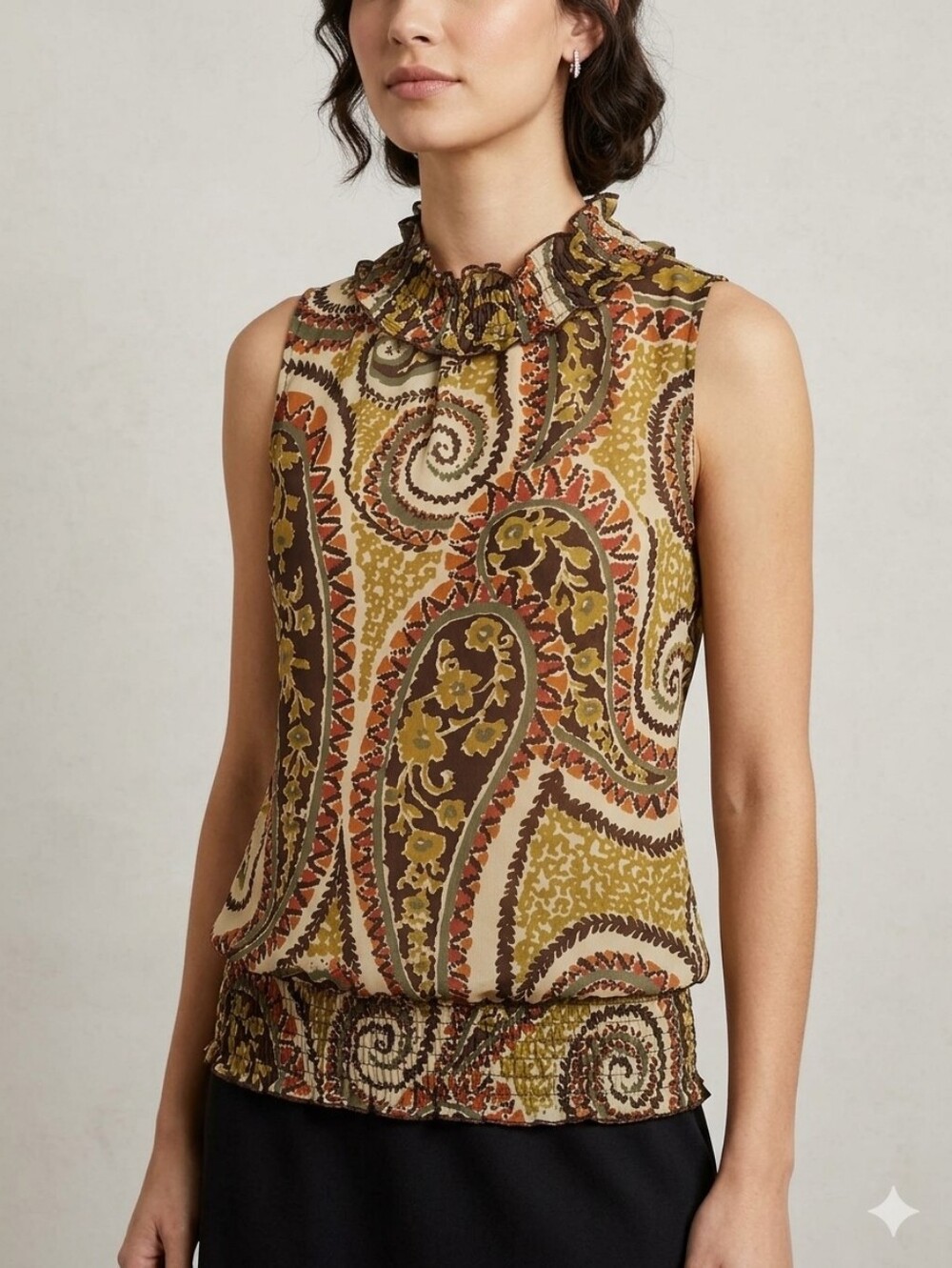Serenade New York Sleeveless Top Sz L